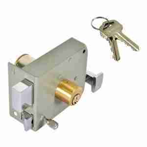 Cerradura Sobreponer Izq Instala Facil Gris Dexter 6761