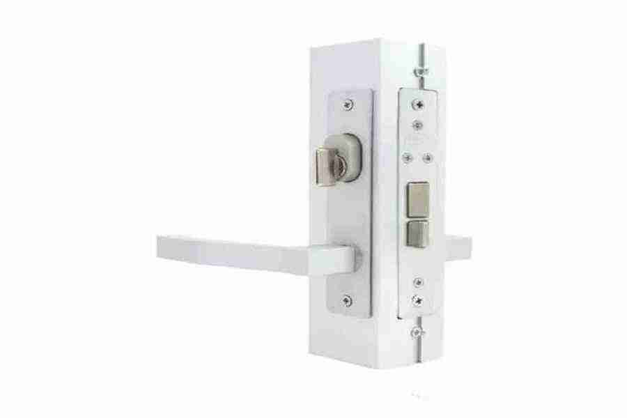 Cerradura chapa puerta aluminio embutir 555 blanco phillips
