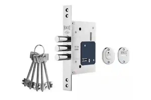 Cerradura de alta seguridad kale travex con 5 llaves